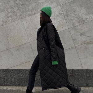 Article Quilted Oversized Coat